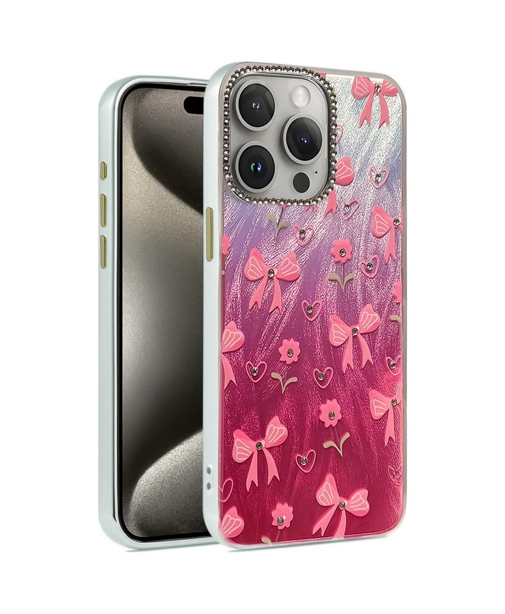 Apple Uyumlu   iPhone 14 Pro Kılıf Blade Aynalı Desenli Kapak - Desen 3 Belirtilmemiş