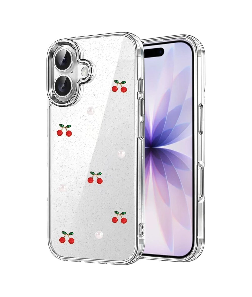 Apple Uyumlu iPhone 17 Uyumlu Fiyonk Desenli Kapak - Desen 9 Belirtilmemiş
