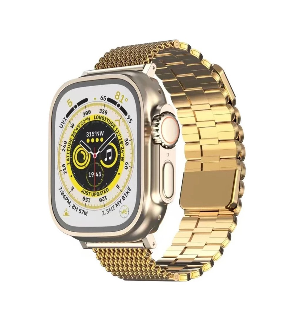 Apple Watch 42mm Uyumlu Ascend Metal Kordon - Gold Diğer