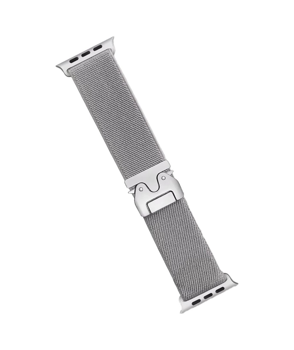 Apple Watch 42mm Uyumlu Forest Kumaş Kordon - Titan Gri -