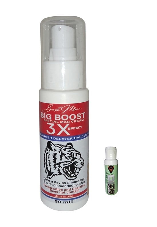 Best Man Bigboost Erkeklere Özel Krem 3x Effect 50 Ml X 1 Adet. Bız10 Natural Masaj Yağı İle 50 Ml