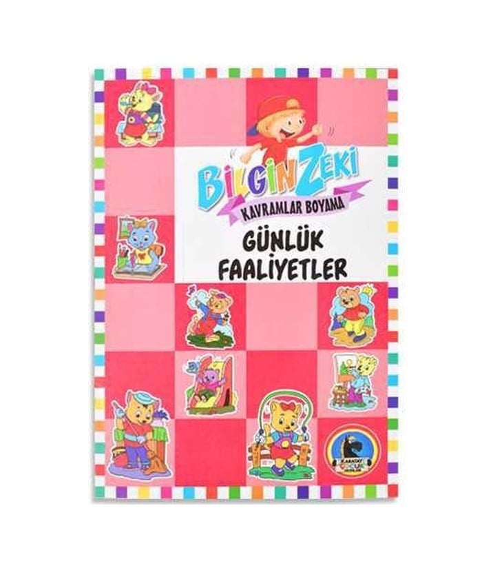 Bilgin Zeki Kavramlar Boyama Kitabı 1 Adet