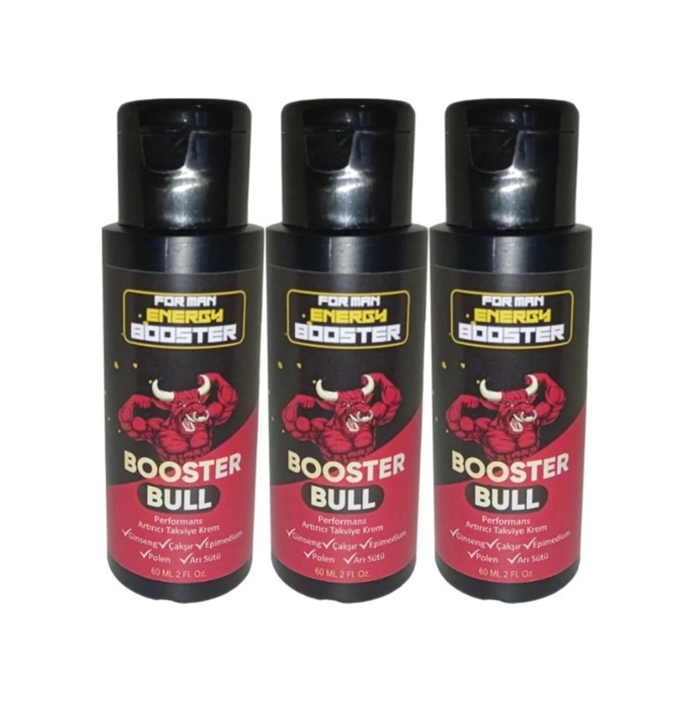 Booster Bull 3 Adet Erkeklere Özel Kremi 60 Ml - 3 Adet 60 Ml