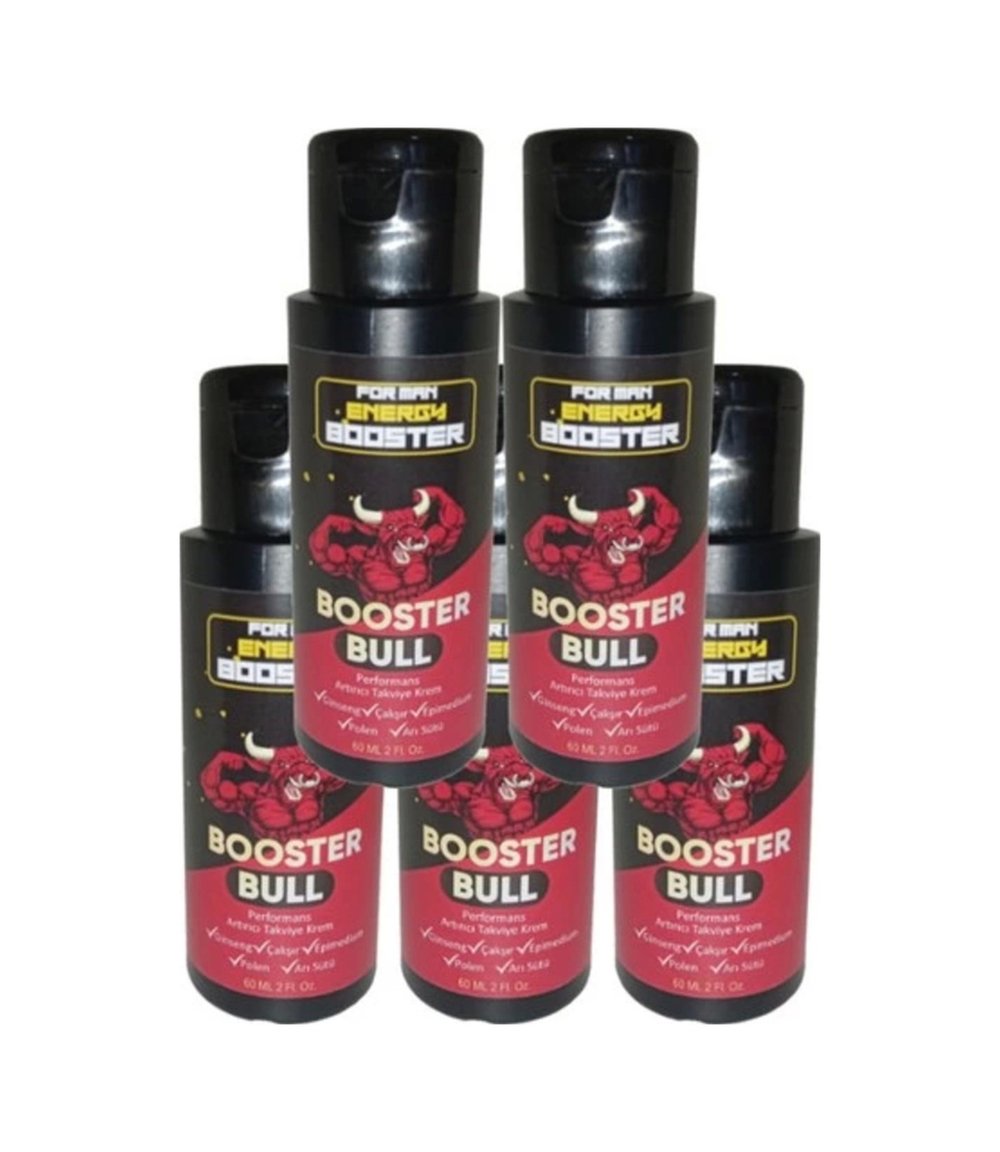 Booster Bull 5'li Paket Erkeklere Özel Krem 60 Ml - 5 Adet 60 Ml