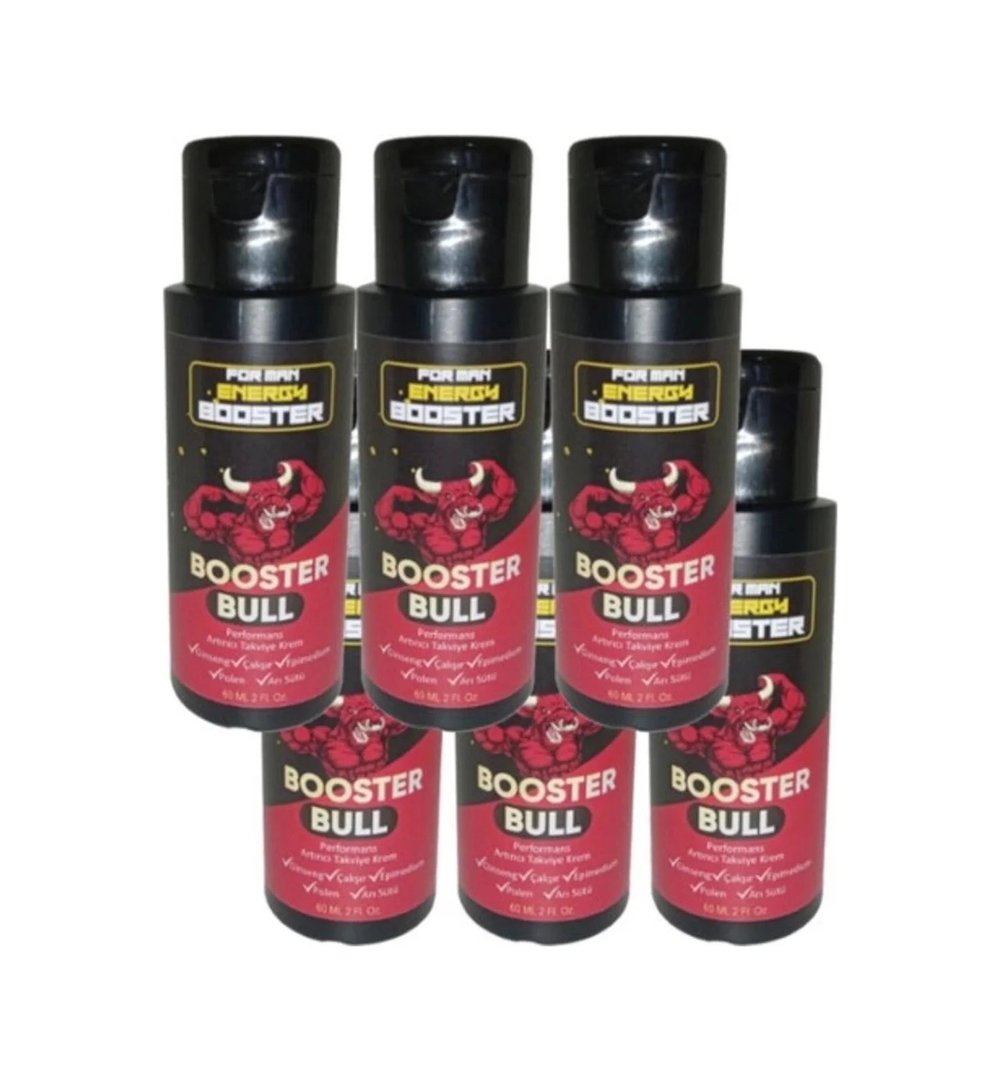 Booster Bull 6 Tane Birden Erkeklere Özel Krem 60 Ml / 6 Adet 60 Ml