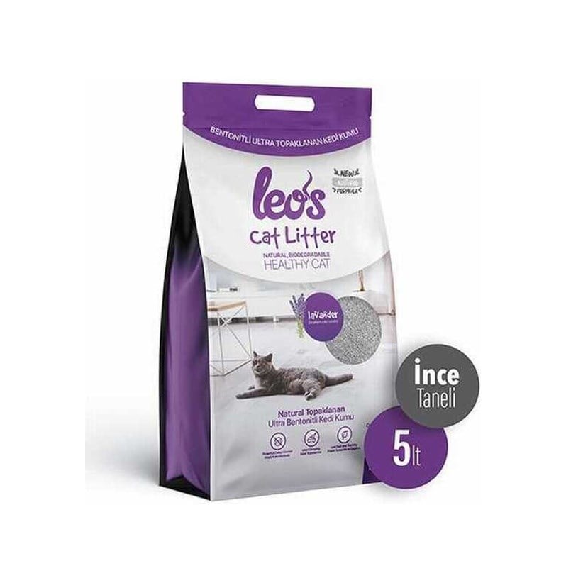 Cat Litter Lavanta Kokulu İnce Taneli Kedi Kumu 2x5 Lt