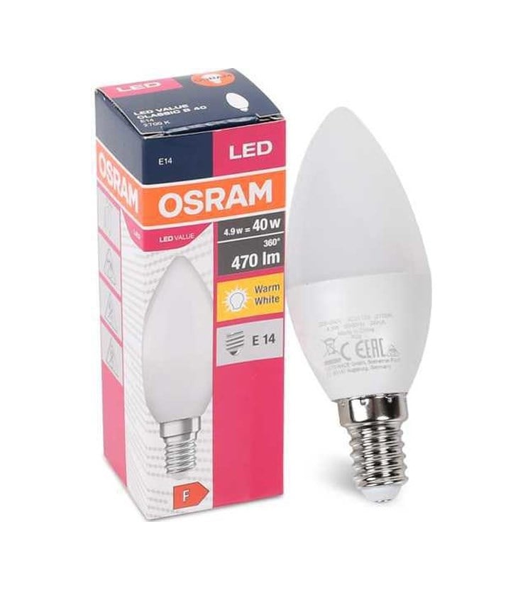 E-14 4,9w Buji Sarı Led Ampul 1 Adet
