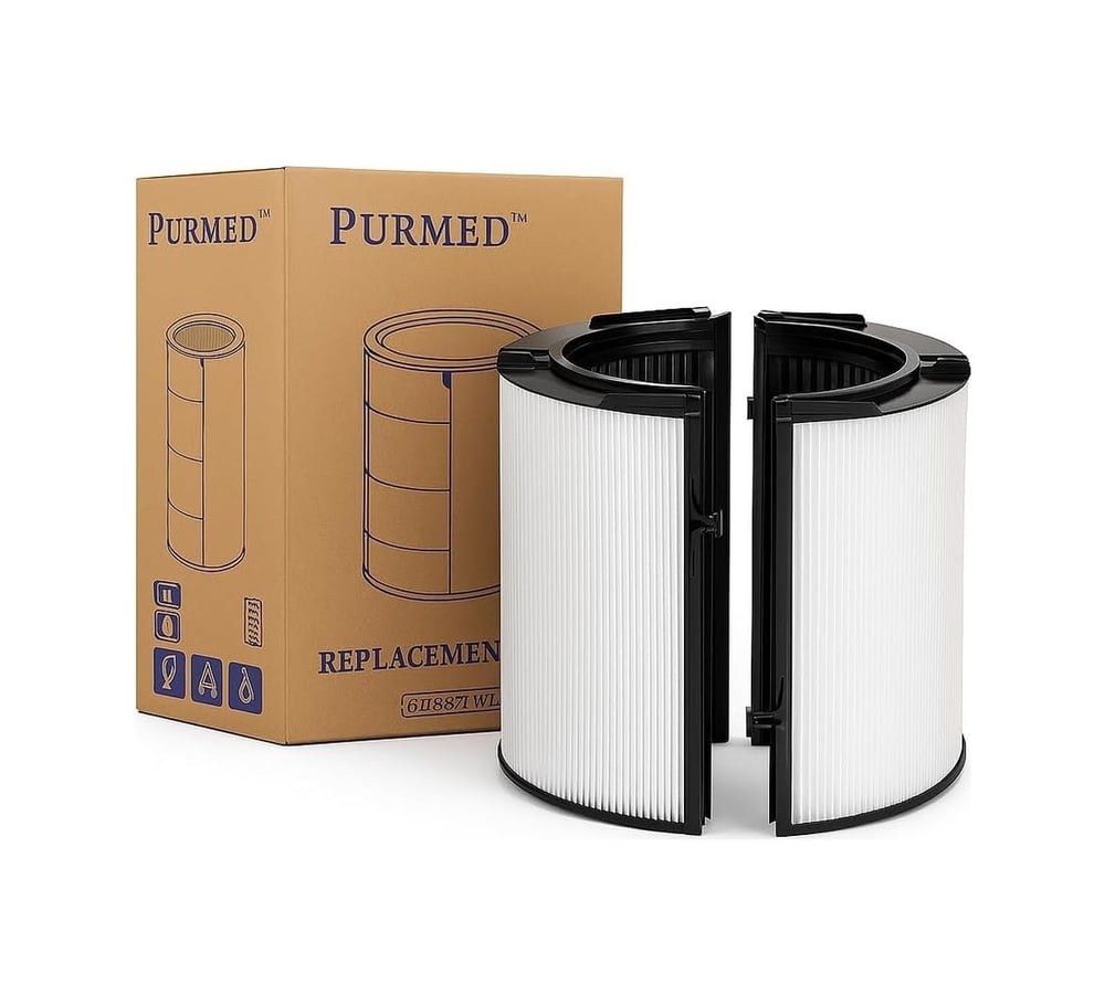 Hepa Filtre + Karbon Filtre Dyson İle Uyumlu Hp04 Tp04 Dp04 Ph04 Hp09 Tp09 Hp07 Altın - Çok Renkli
