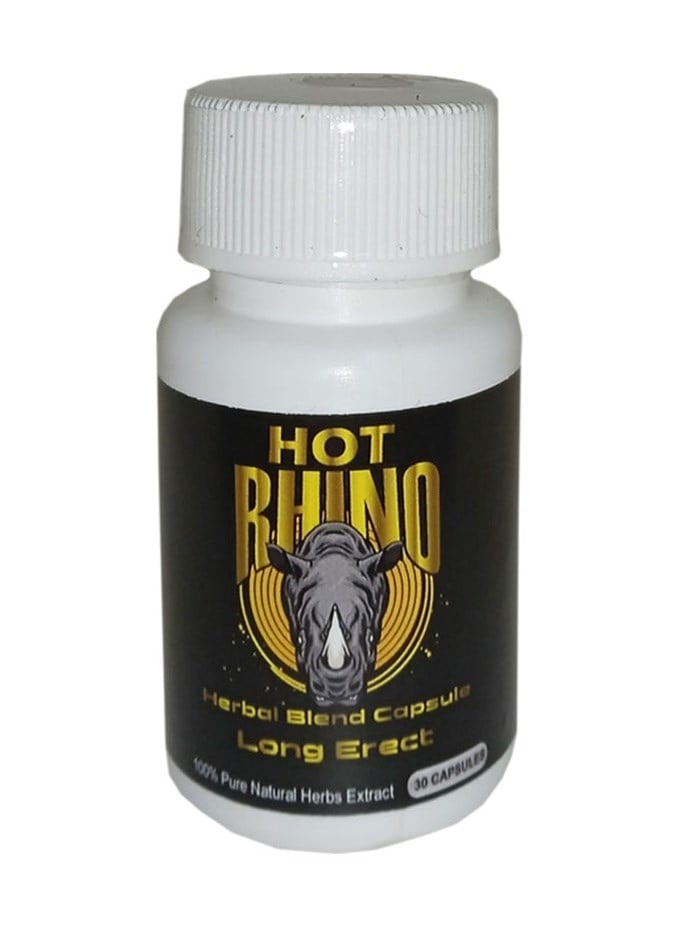 Hot Rhino 30 Pcs Fast Efféct Eréction Càpsules / Erkékler Içìn Eréksiyon Arttirici Sékxs Pérformans