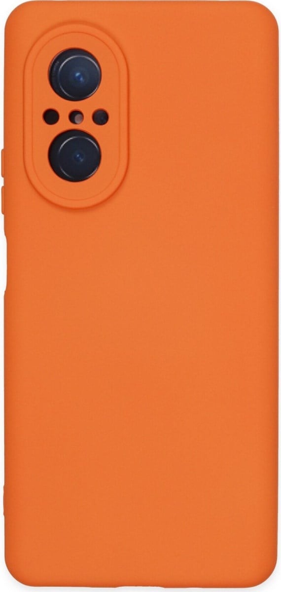 Huawei Nova 9 Se Uyumlu Kılıf Nano İçi Kadife Silikon - Turuncu Belirtilmemiş
