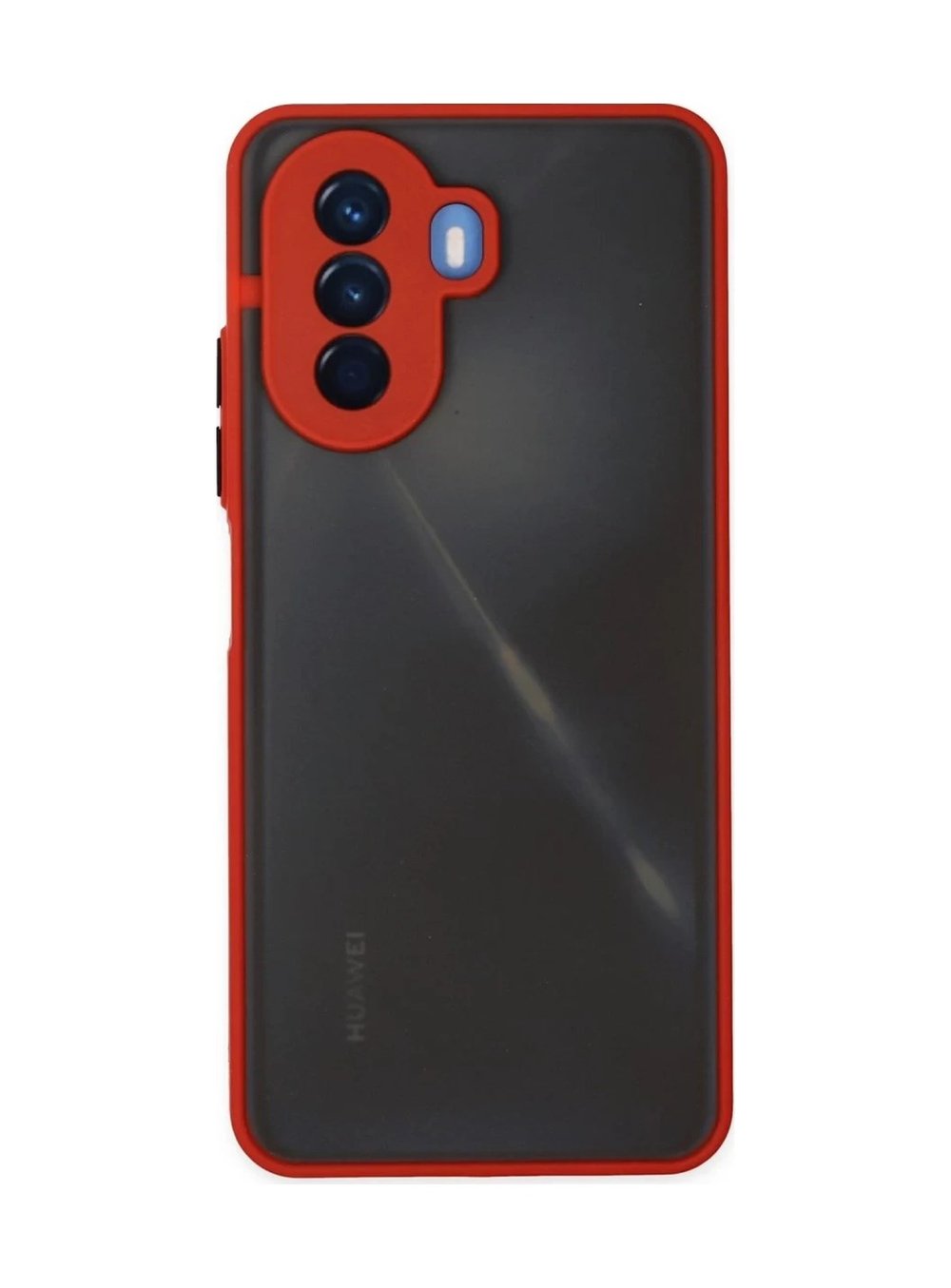 Huawei Nova Y70 Uyumlu Kılıf Montreal Silikon Kapak - Kırmızı Belirtilmemiş