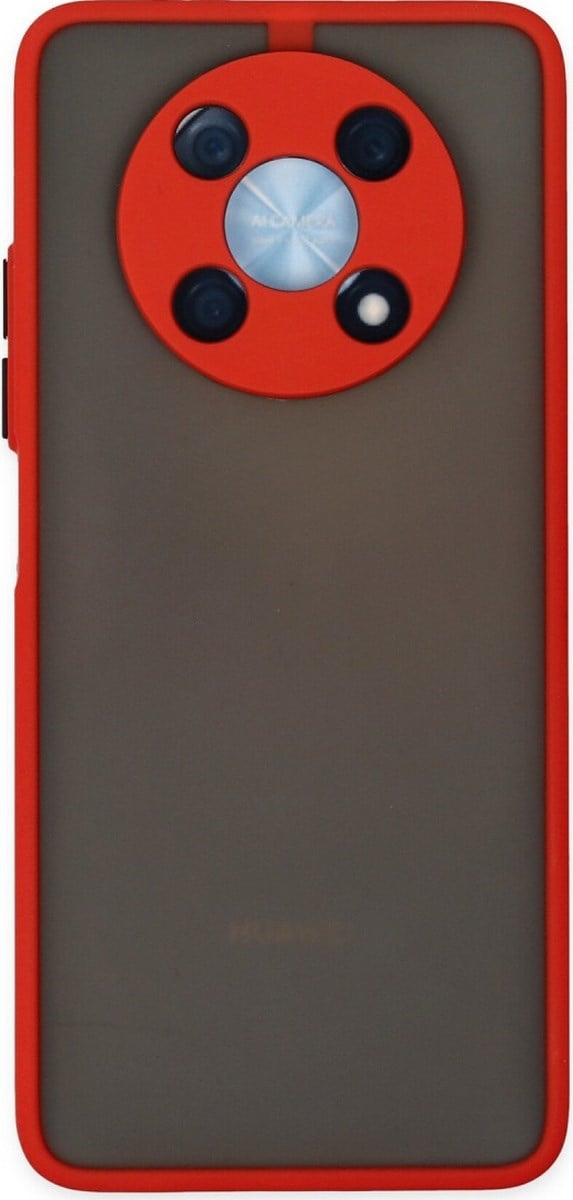 Huawei Nova Y90 Uyumlu Kılıf Montreal Silikon Kapak - Kırmızı Belirtilmemiş