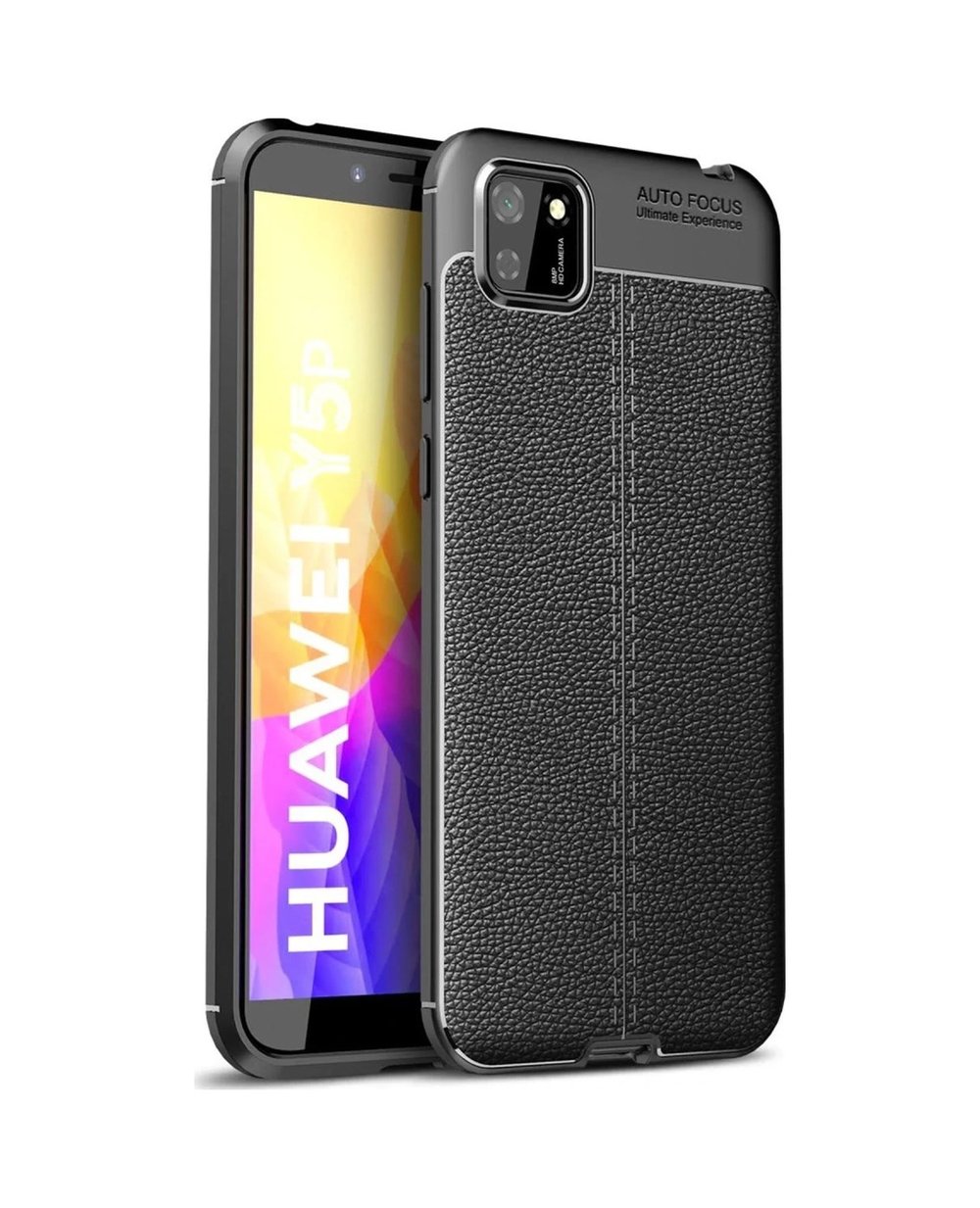 Huawei Y5p Uyumlu Kılıf Auto Focus Kapak - Siyah Belirtilmemiş
