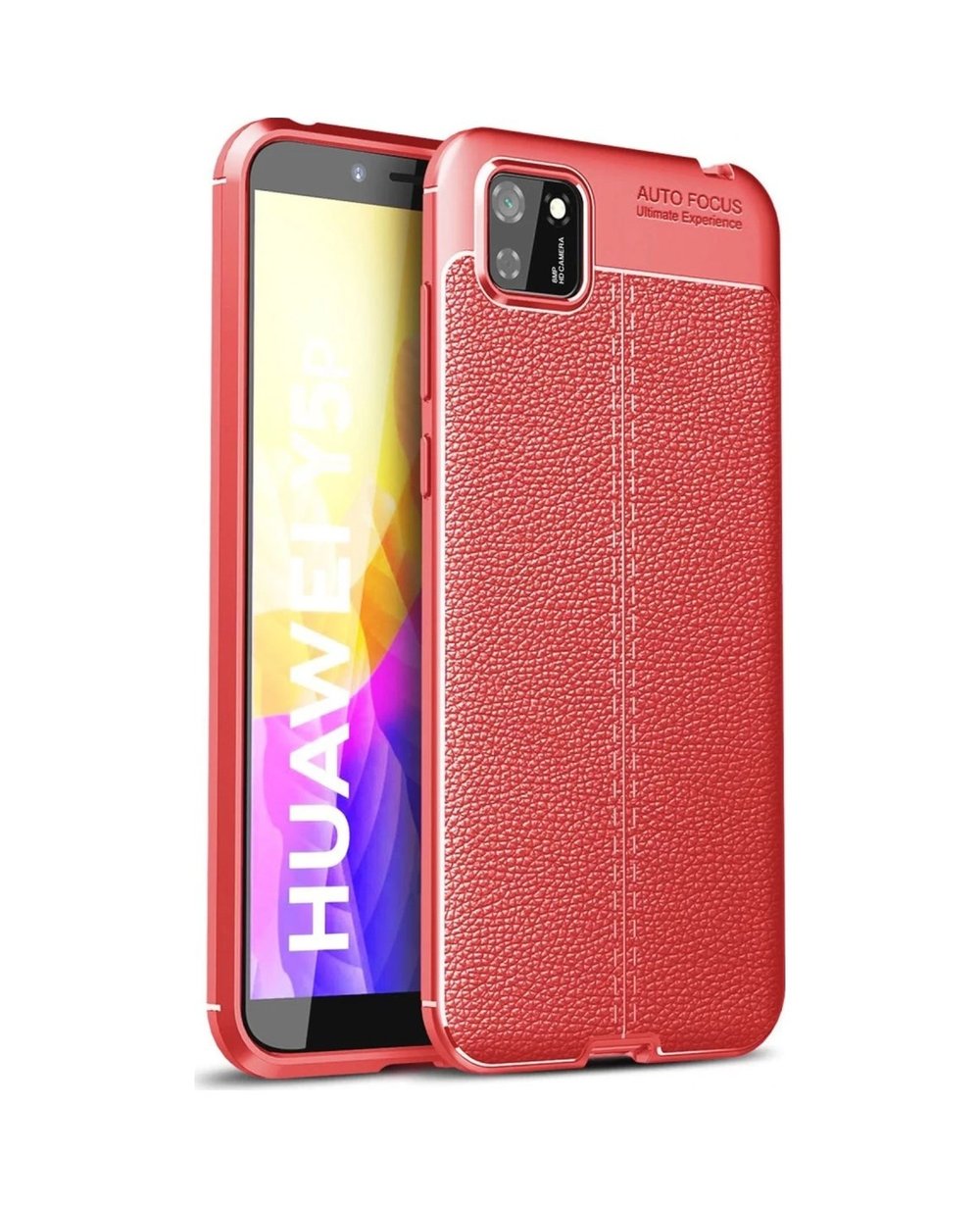 Huawei Y5p Uyumlu Kılıf Auto Focus Kapak - Kırmızı Belirtilmemiş