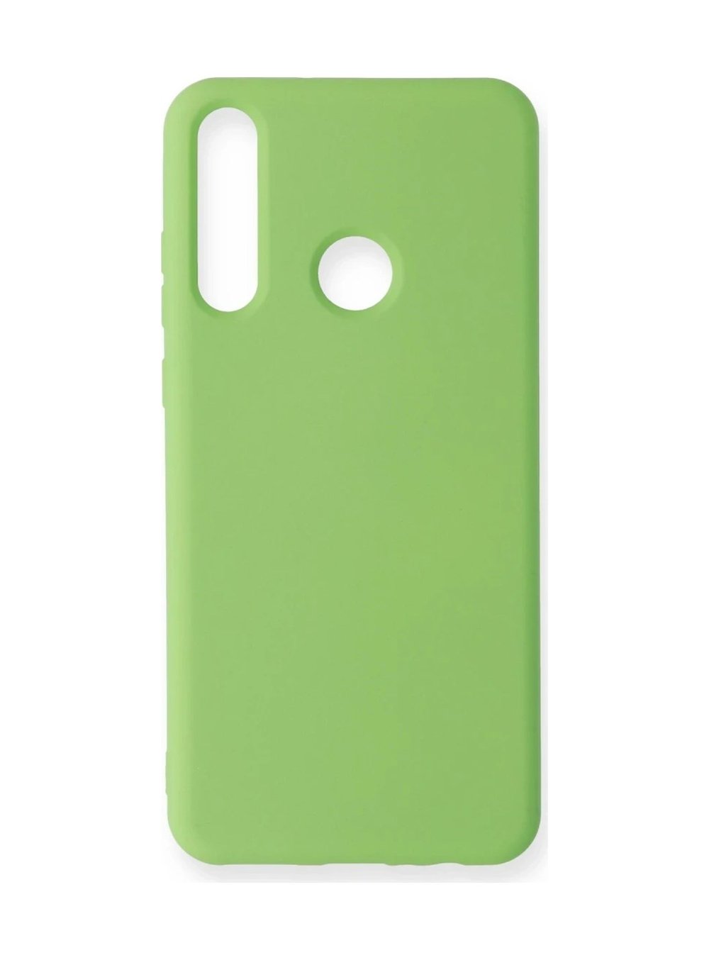 Huawei Y6p Kılıf Nano İçi Kadife Silikon - Yeşil 0.2M-Çok Renkli