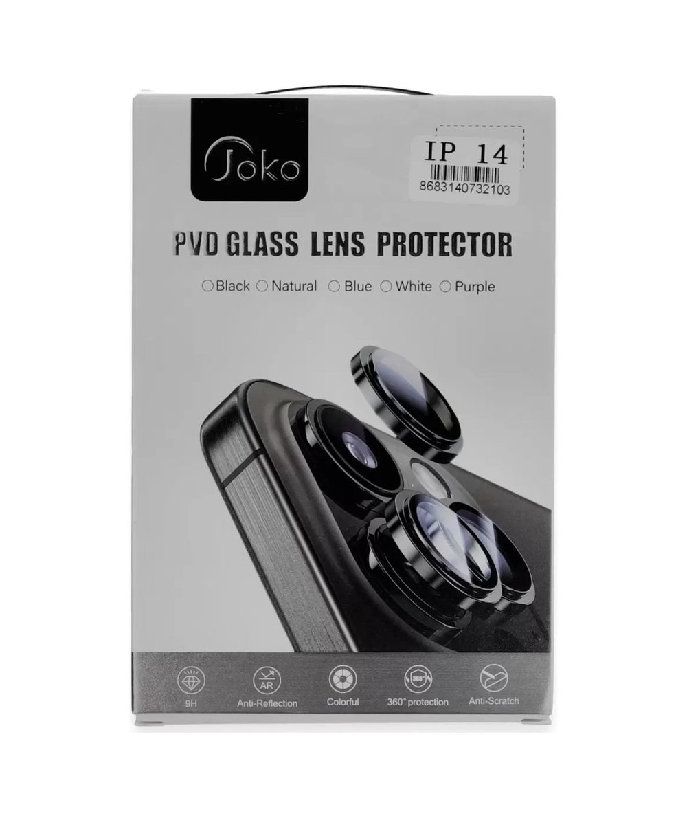 Joko Apple İphone 14 Uyumlu Pvd Metal Kamera Lens - Mavi