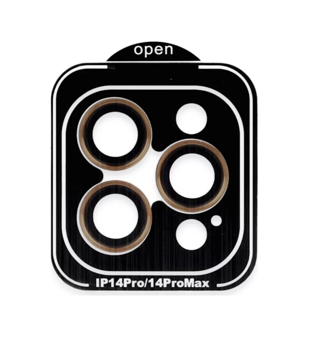 Joko Apple İphone 15 Pro Max Uyumlu Pvd Metal Kamera Lens - Turuncu