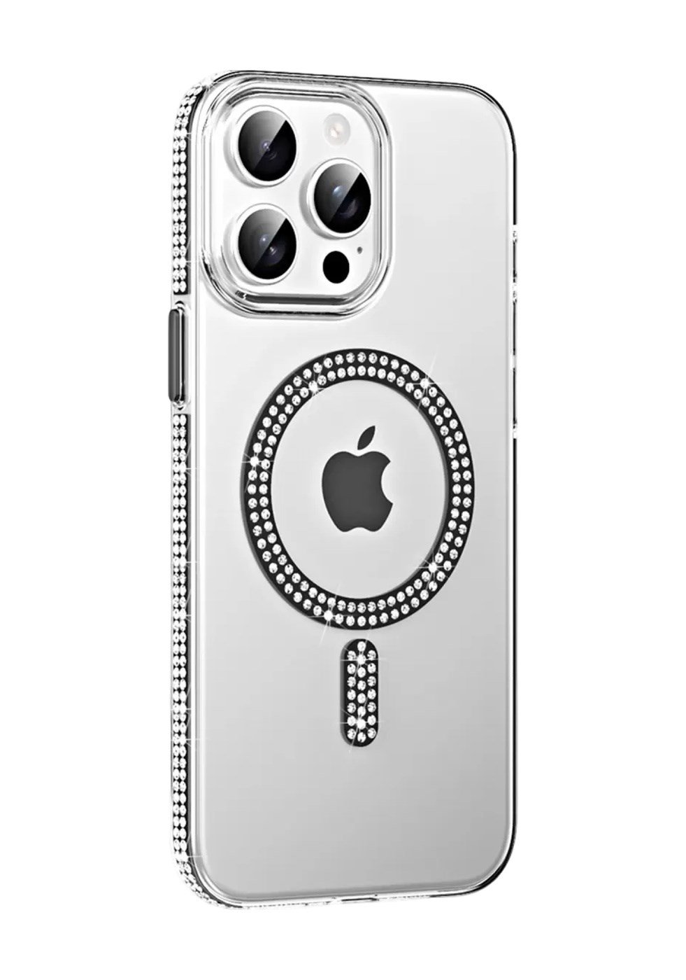 Joko Apple Uyumlu iPhone 14 Pro Max Uyumlu Move Taşlı Magsafe Kapak - Siyah Belirtilmemiş
