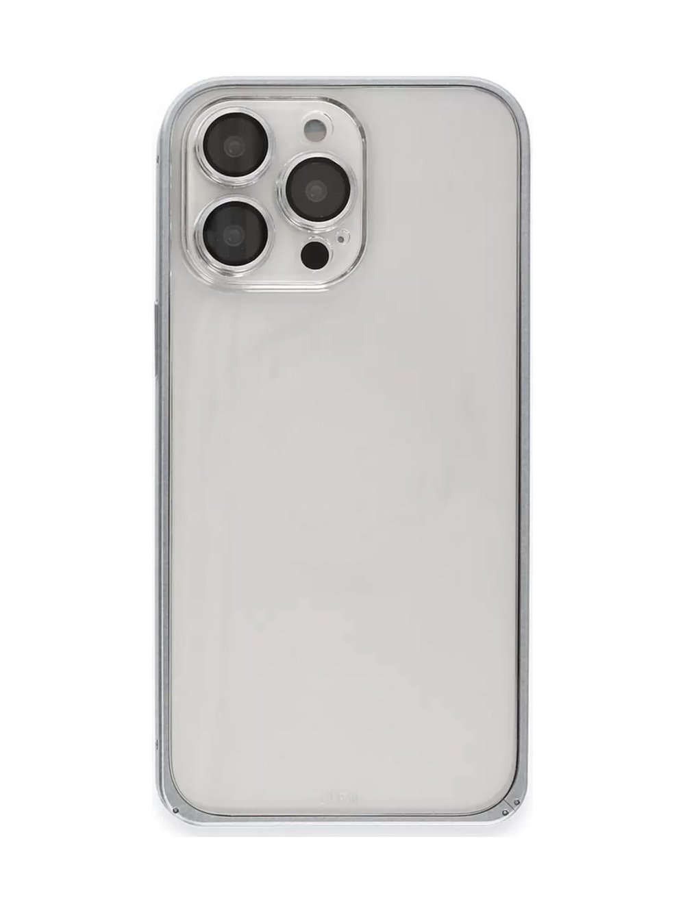Joko Apple Uyumlu iPhone 15 Pro Max Uyumlu Metal Bumper Mat Kapak - Gri Belirtilmemiş