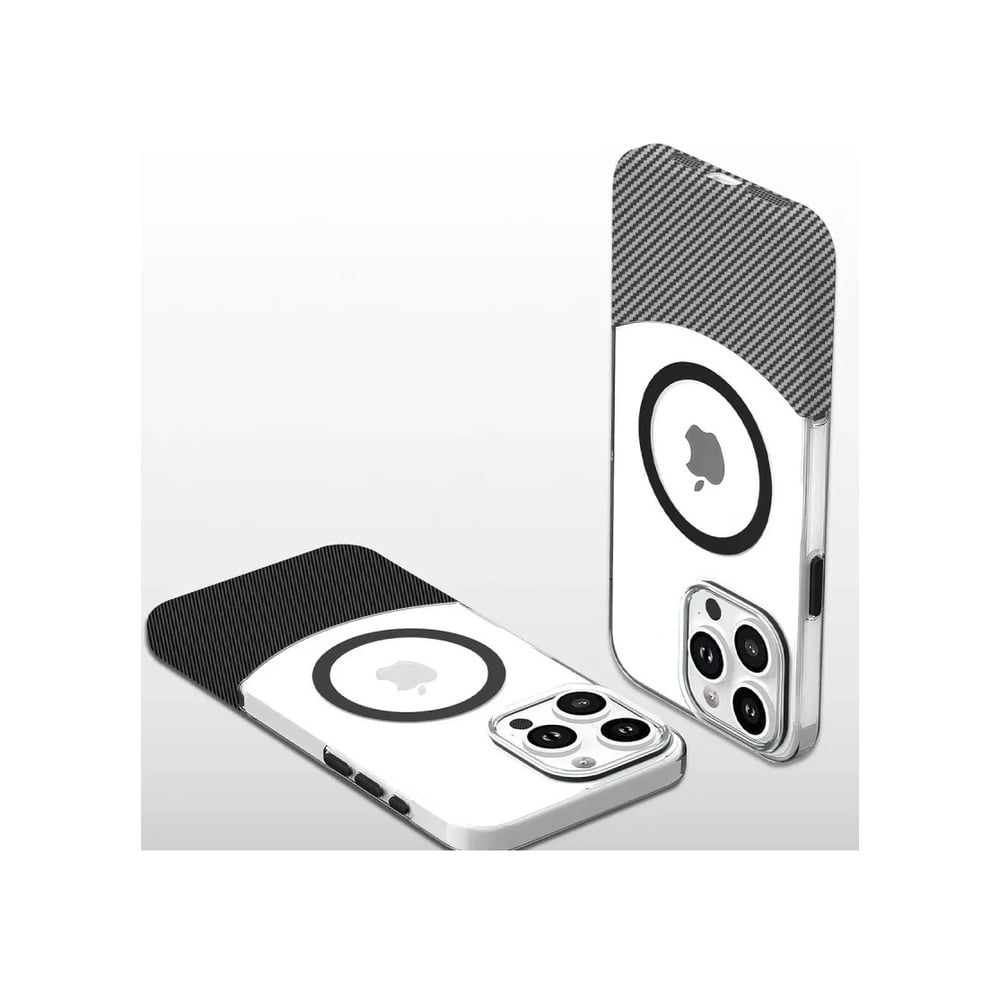 Joko Apple Uyumlu iPhone 16 Plus Uyumlu Carbon Puzzle Magsafe Kapak - Yeşil Belirtilmemiş