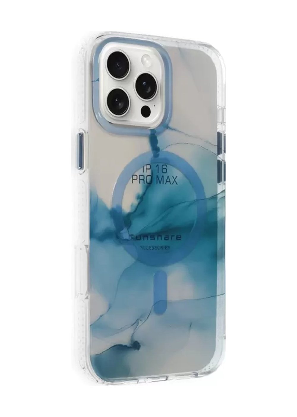 Joko Apple Uyumlu iPhone 16 Pro Max Uyumlu Phantom Magsafe Kapak - Mavi Belirtilmemiş
