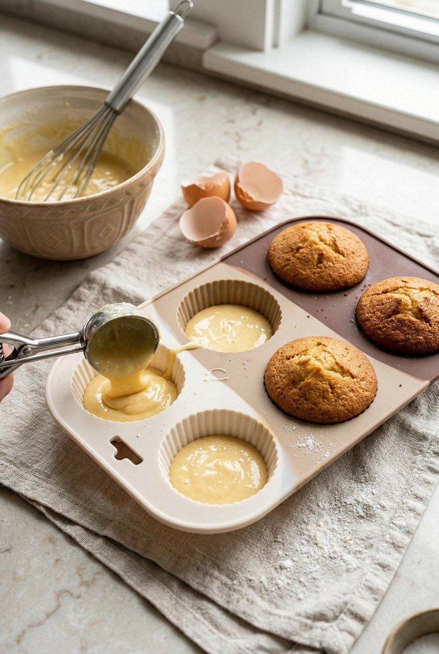 Kahve Rengi 6 Lı Silikon Kek Ve Çikolata Kalıbı & Muffin Kabı Pişirme Gereci 16x25 Cm Mor