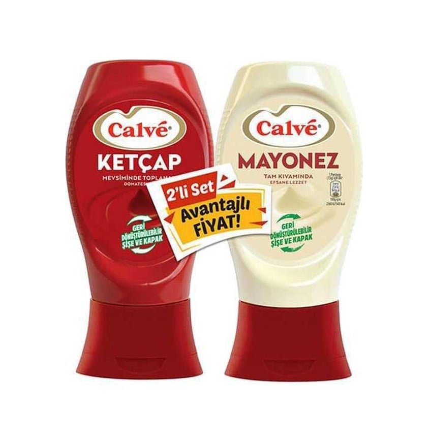 Ketcap 610 Gr. Acı + Mayonez 540 Gr. 1 Adet