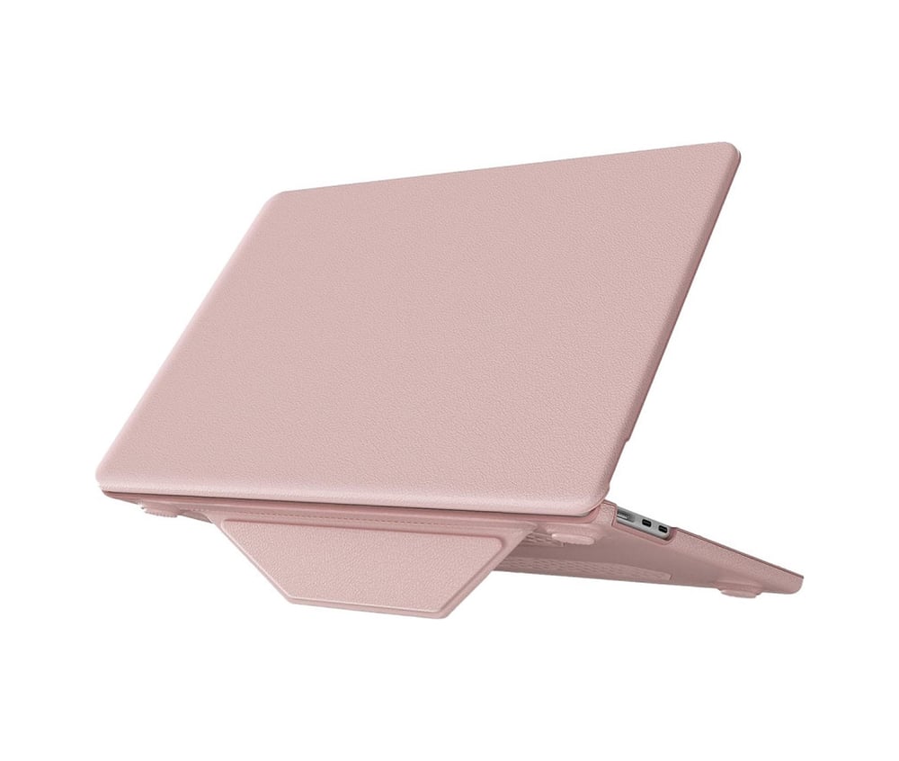 Macbook Air 15 2024 Macbook Deri Kapak - Pembe Diğer Diğer
