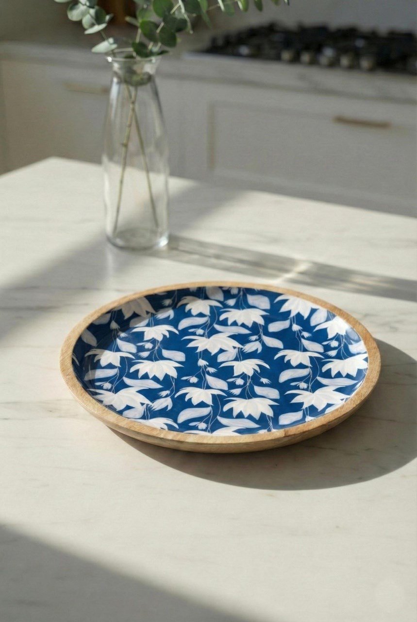 Mango Agacı Servis Tabağı & Sunum Tabağı 25 Cm Desenli Diğer