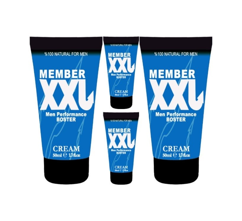 Member Xxlcream 50 Ml 4 Adet Erkeklere Özel Boy Çap Şekillendirici & Katılaştırıcı Krem