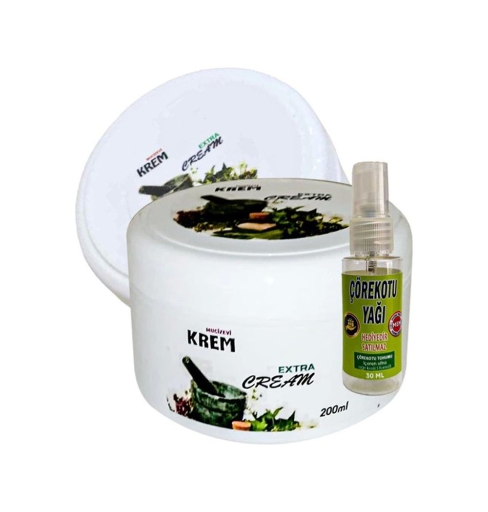 Mucizevi Krem 2li Bölgesel Bakım Relax Kremi 125 Ml + Yanında Hediye 30 Ml Çörek Otu Yağı
