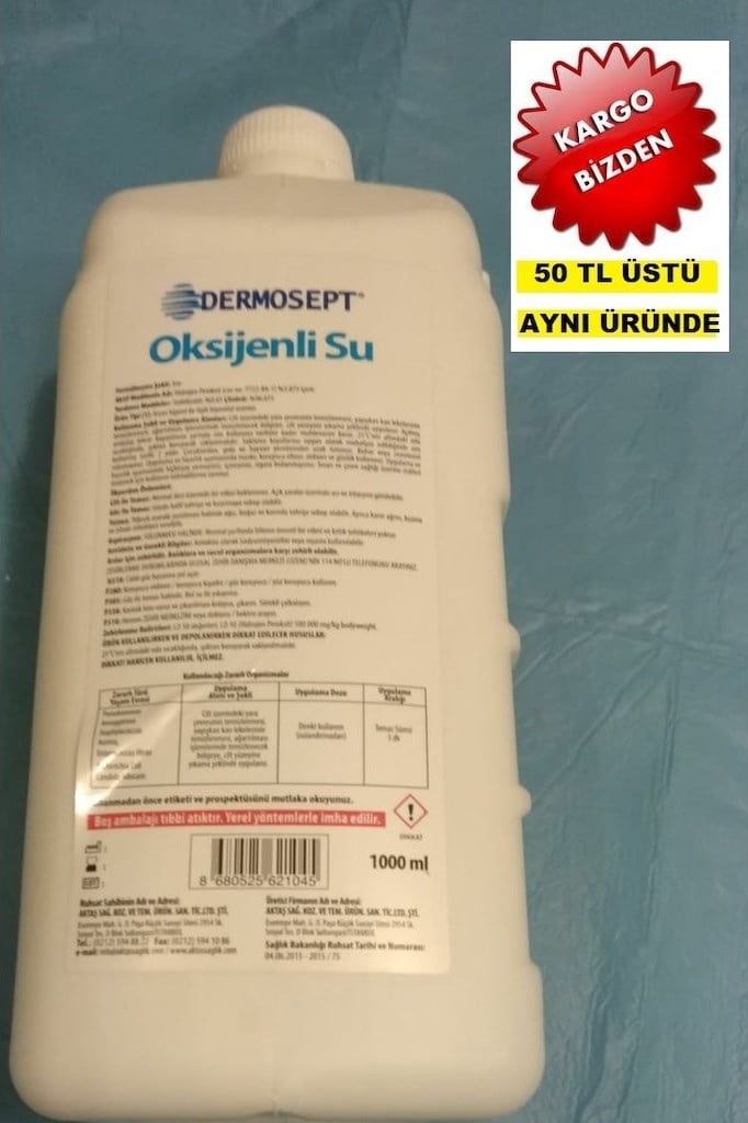 Oksijenli Su 1 Lt