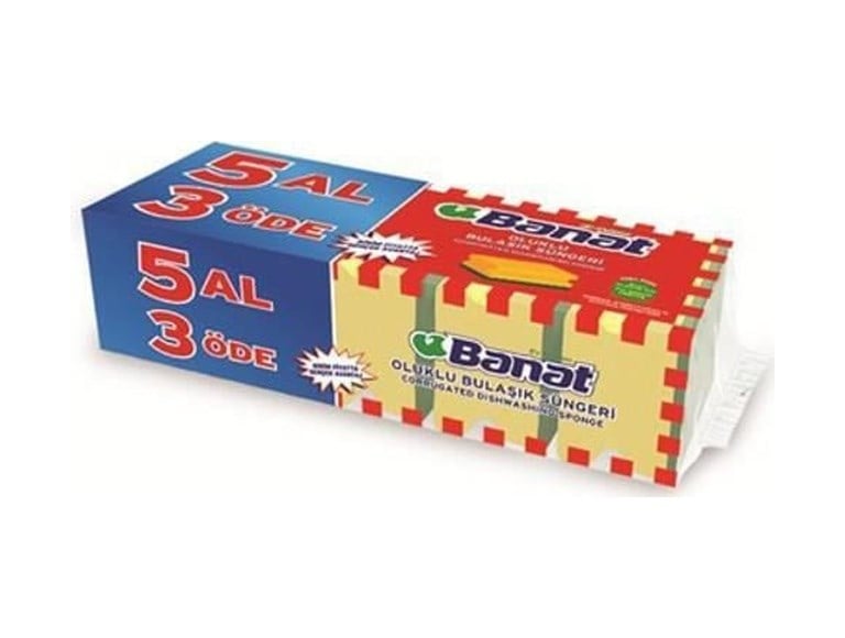 Oluklu Sünger 5li 30869351