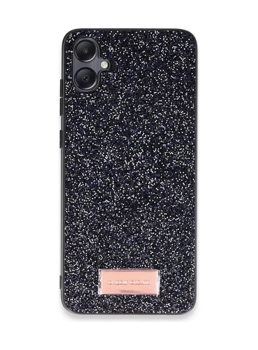 Onegif Samsung Galaxy A05 Uyumlu Bright Simli Kapak - Siyah Belirtilmemiş