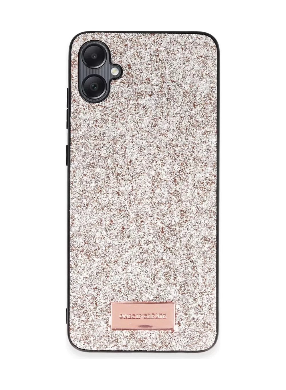 Onegif Samsung Galaxy A05 Uyumlu Bright Simli Kapak - Gold Belirtilmemiş