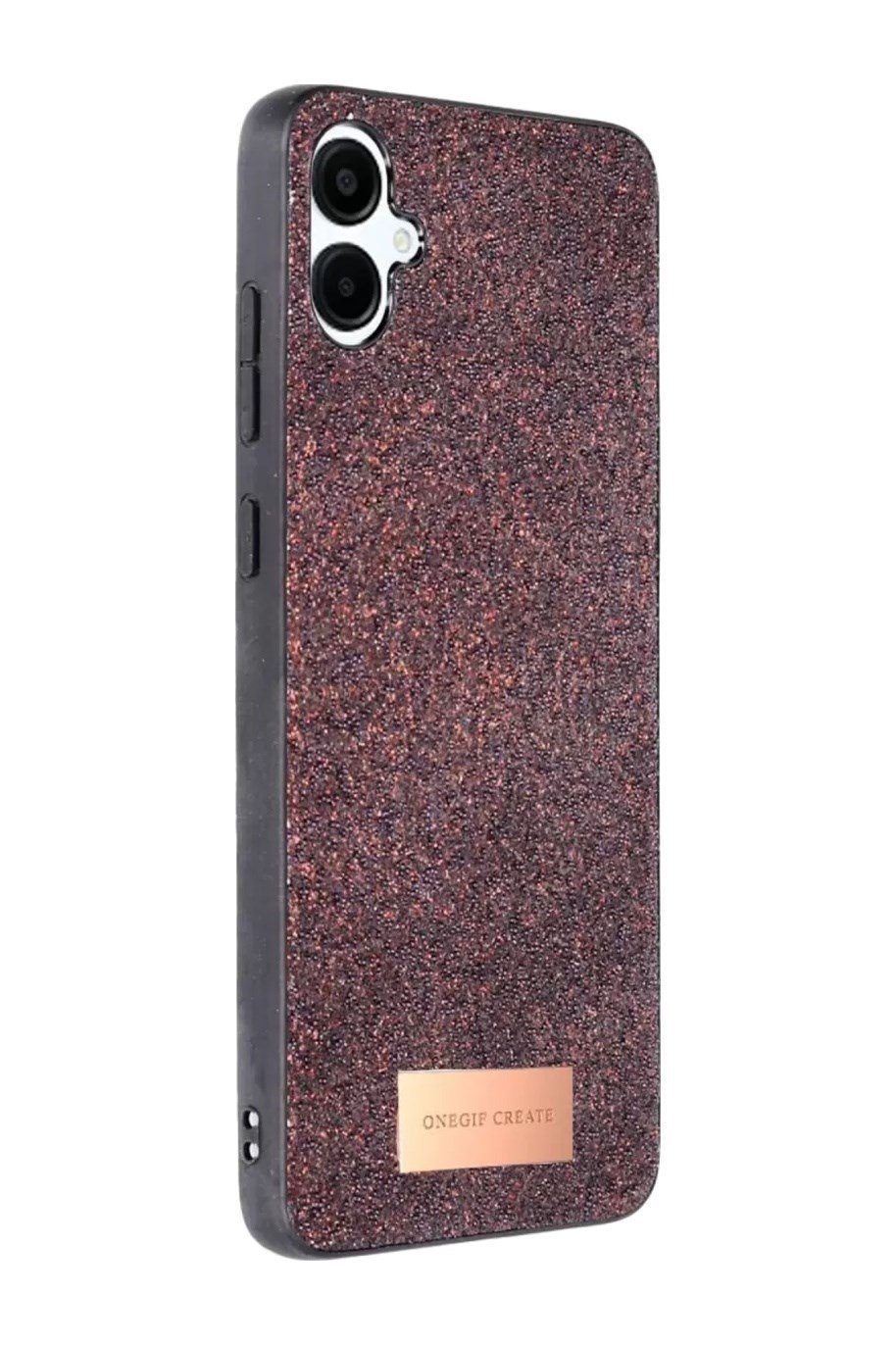 Onegif Samsung Galaxy A06 Uyumlu Bright Simli Kapak - Derin Mor Belirtilmemiş