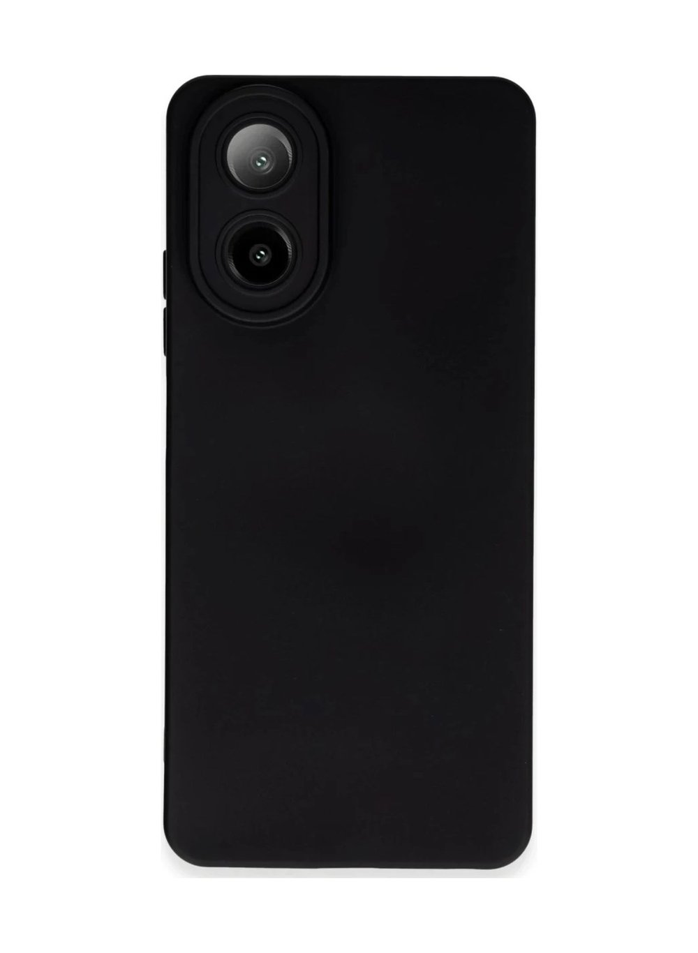 Oppo A38 Uyumlu Kılıf Nano İçi Kadife Silikon - Siyah Belirtilmemiş