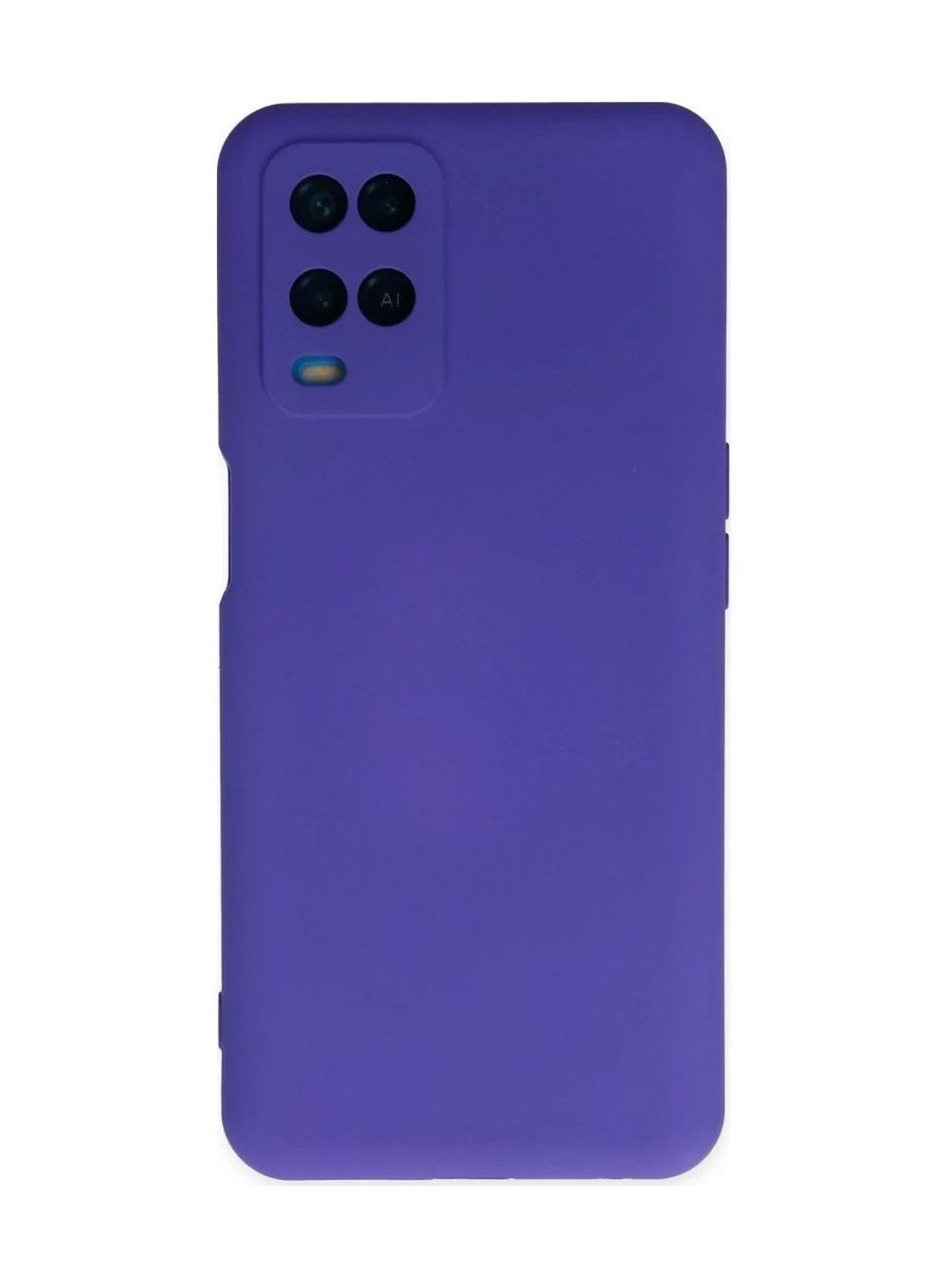 Oppo A54 4g Uyumlu Kılıf Nano İçi Kadife Silikon - Mor Belirtilmemiş