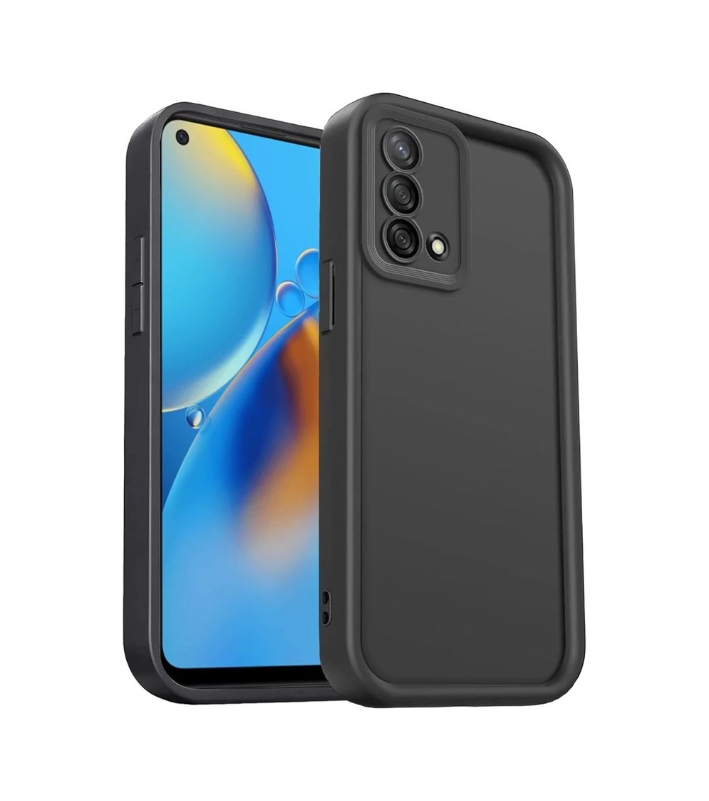 Oppo A74 4g Uyumlu Kılıf Viera Silikon - Siyah Belirtilmemiş