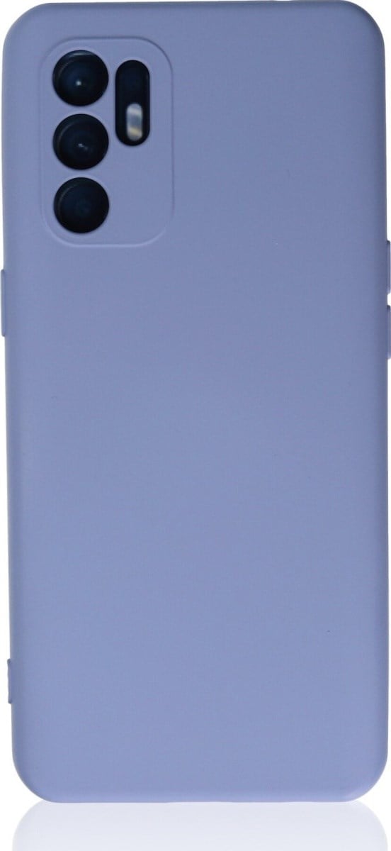 Oppo Reno 6 Uyumlu Kılıf Nano İçi Kadife Silikon - Lila Belirtilmemiş