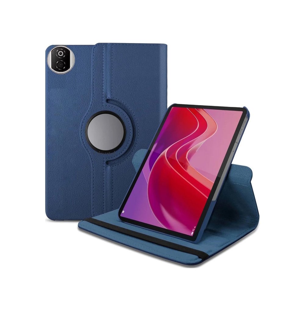 Pad X7 360 Tablet Deri Kılıf - Lacivert Diğer Diğer