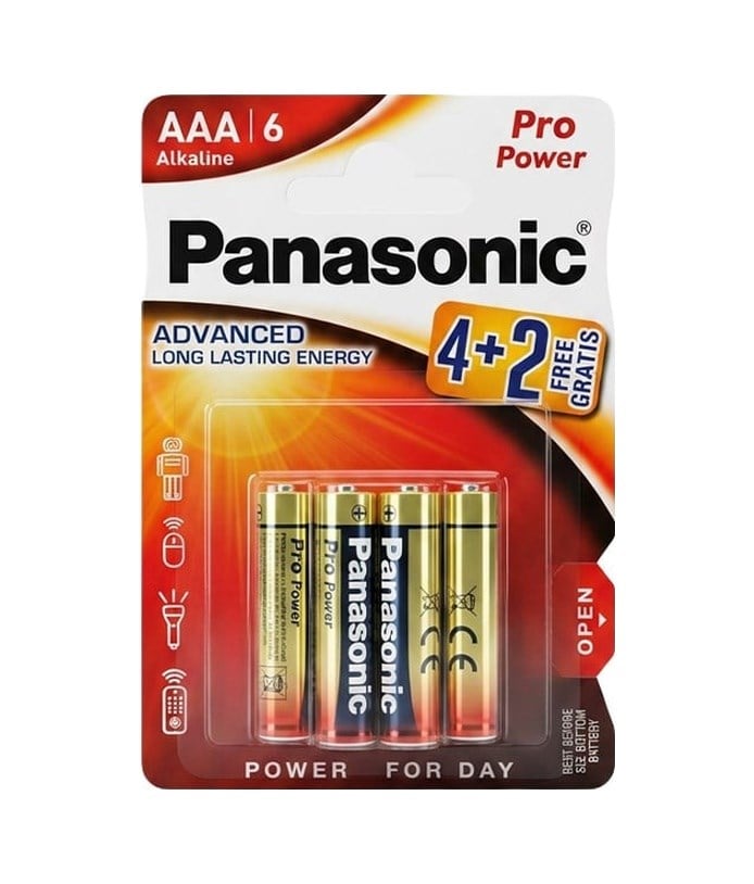 Panasonic 4+2 Alkalin Pro Power İnce Pil 1 Adet