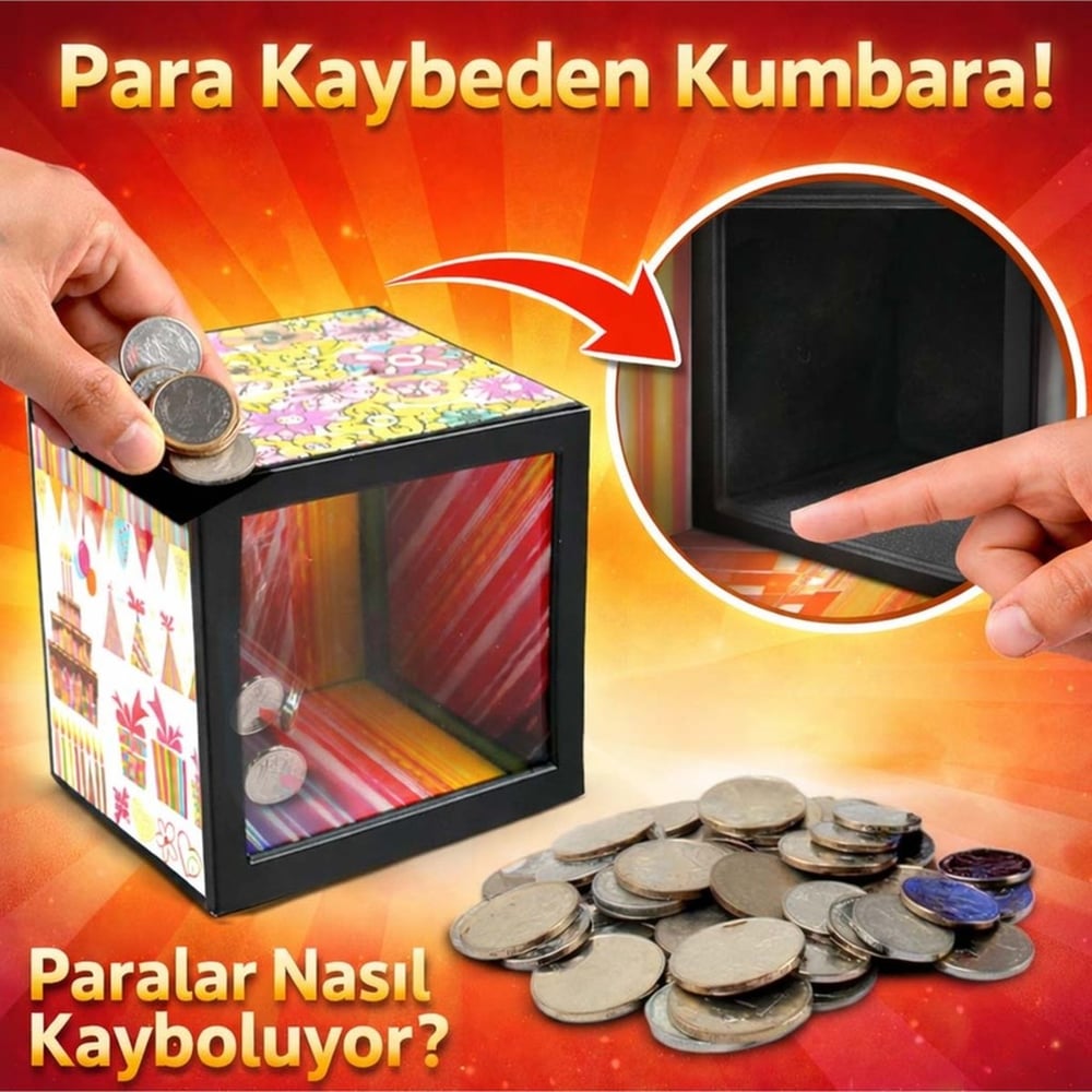 Para Kaybeden Sihirli Kumbara Şaşırtan Tasarım Kutu