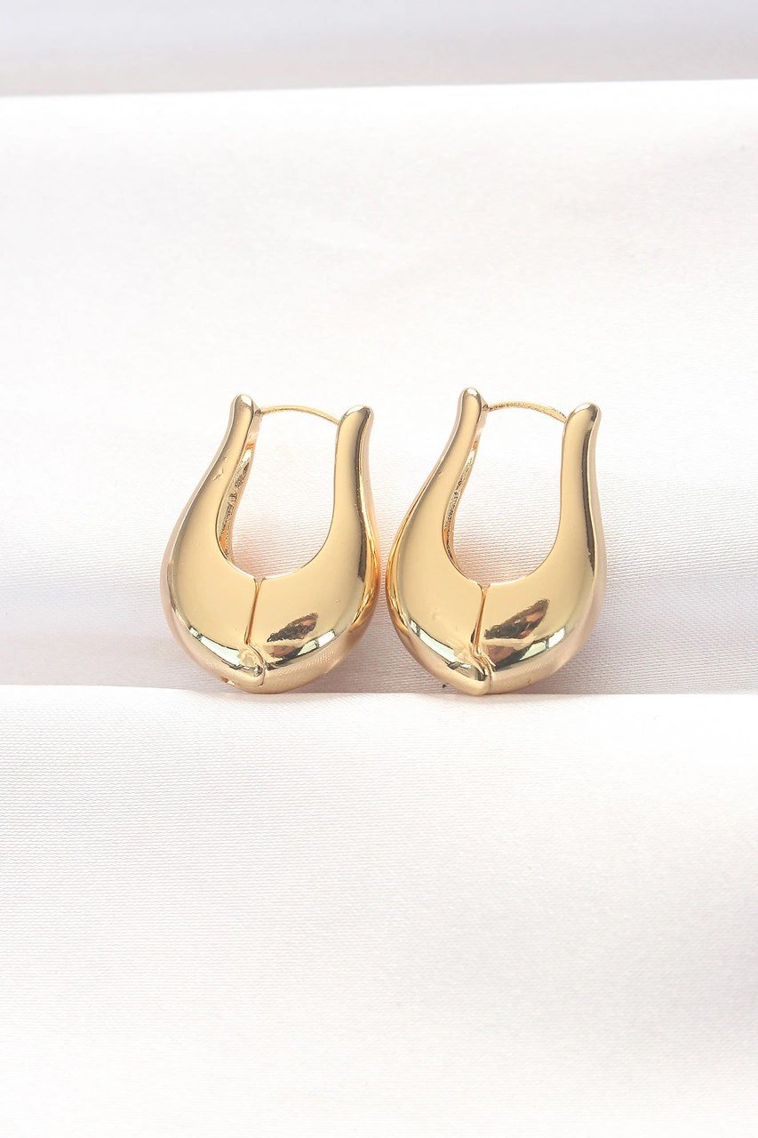 Pirinç Gold Renk Bombeli Küpe Diğer