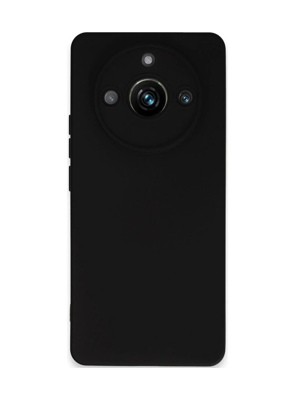 Realme 11 Pro Uyumlu Kılıf Nano İçi Kadife Silikon - Siyah Belirtilmemiş