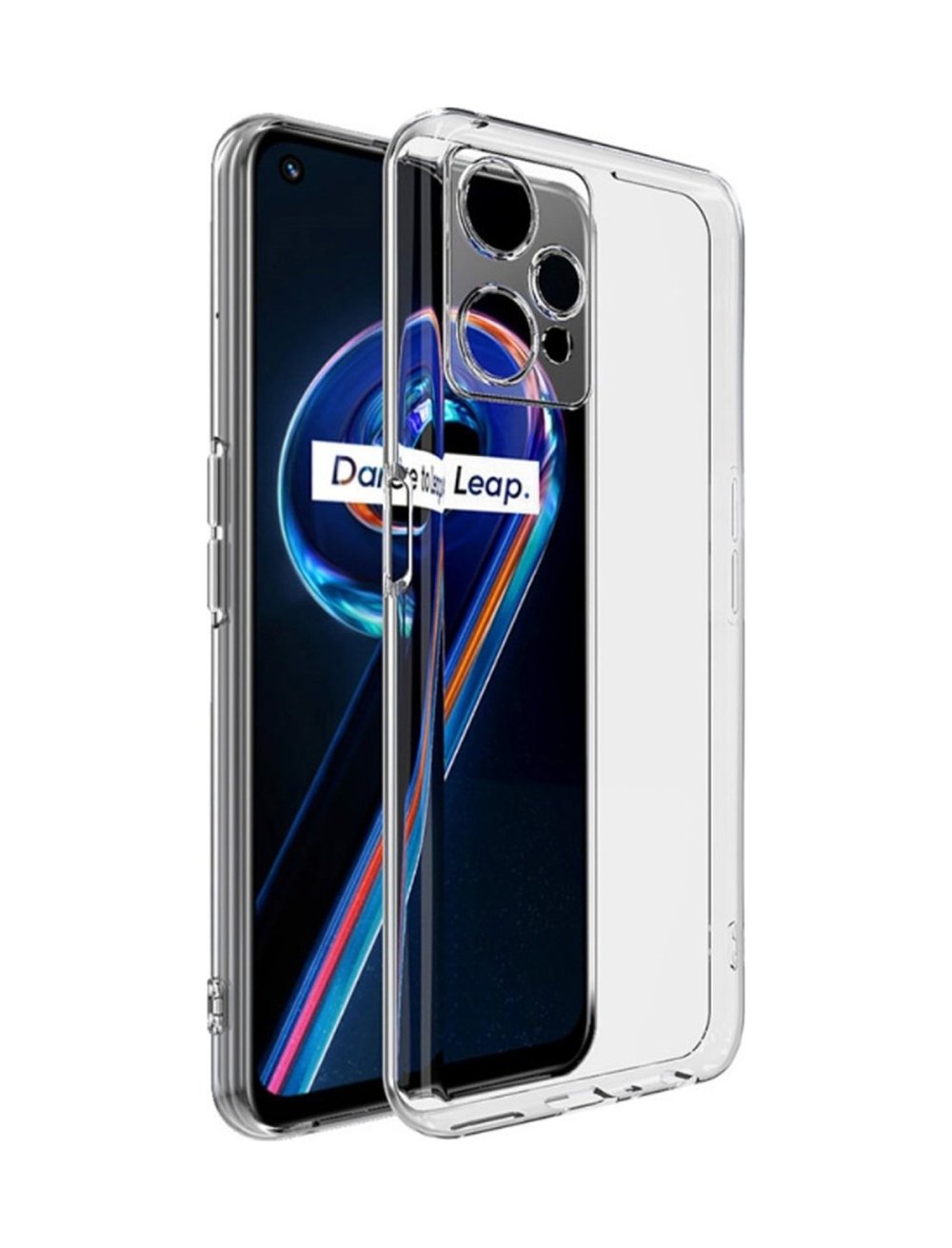 Realme 9 Pro 5g Uyumlu Kılıf Lüx Şeffaf Silikon Belirtilmemiş