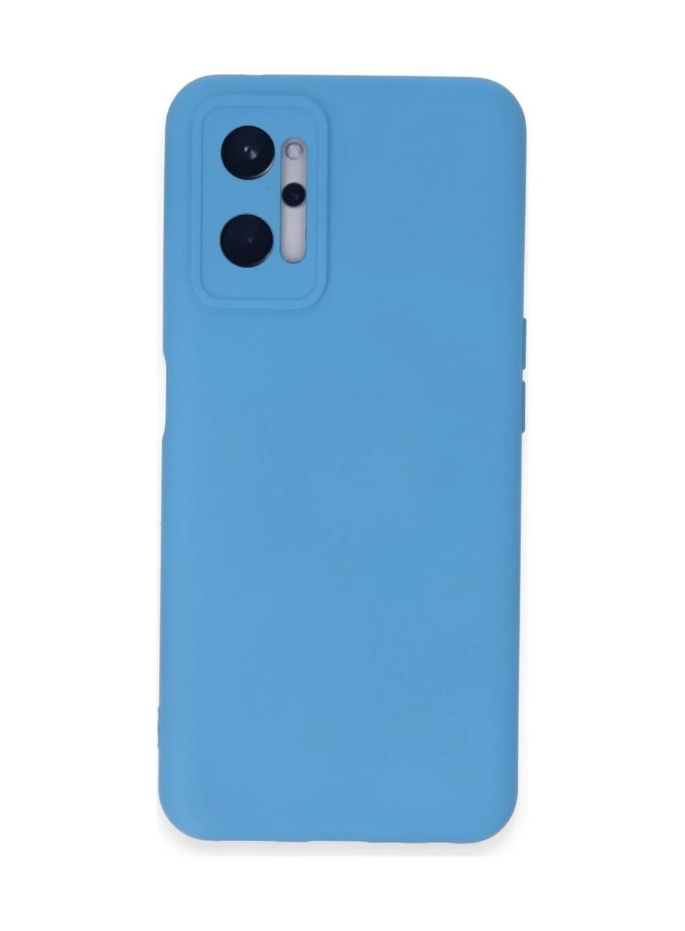 Realme 9i 4g Uyumlu Kılıf Nano İçi Kadife Silikon - Mavi Belirtilmemiş