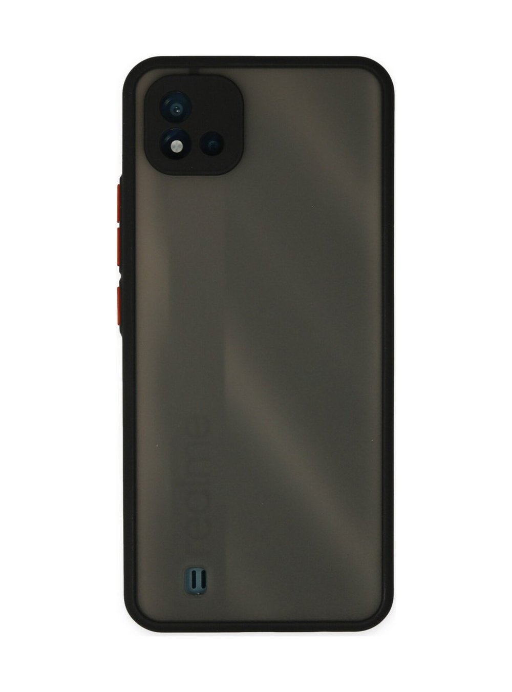 Realme C11 2021 Uyumlu Kılıf Montreal Silikon Kapak - Siyah Belirtilmemiş