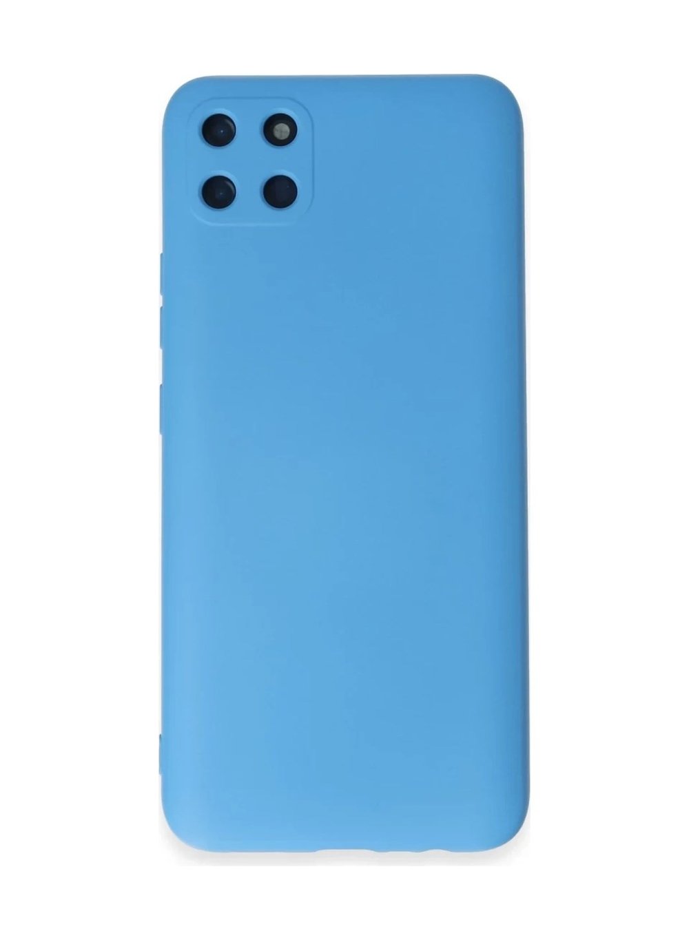 Realme C11 Uyumlu Kılıf Nano İçi Kadife Silikon - Mavi Belirtilmemiş