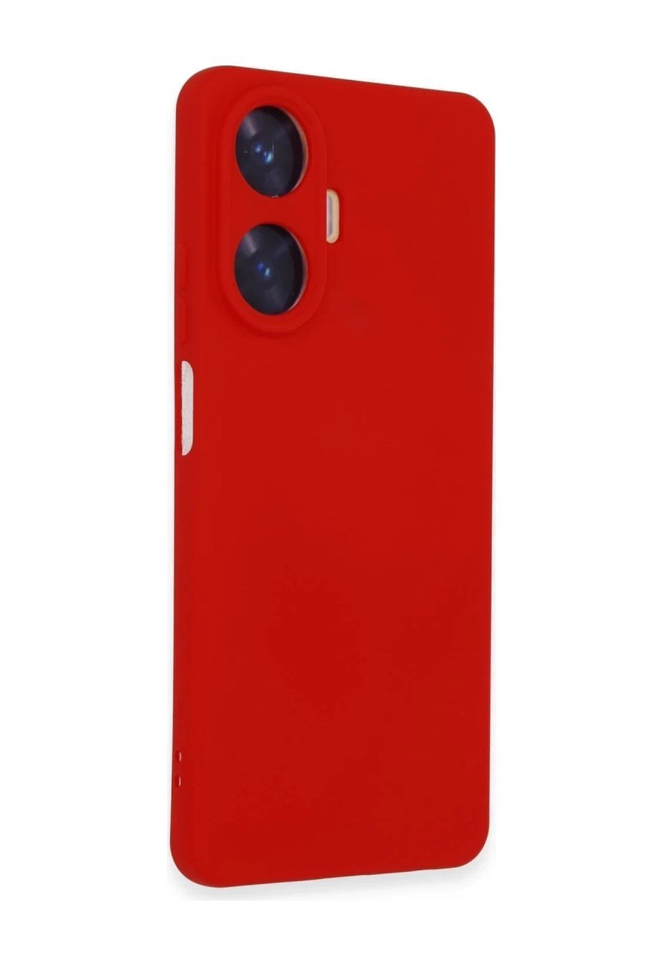Realme C55 Uyumlu Kılıf Nano İçi Kadife Silikon - Kırmızı Belirtilmemiş